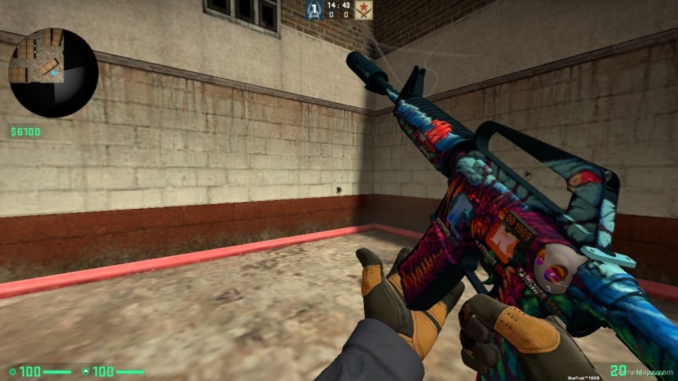 M4A1-S HYPER BEAST FOR CSSO STICER 1