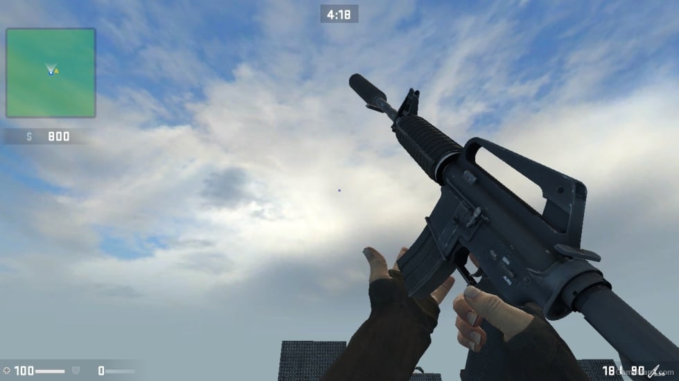 M4A1-S WITH ANARCHIST HANDS