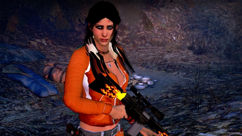 L4D1-Sexy Zoey Aperture Test Subject