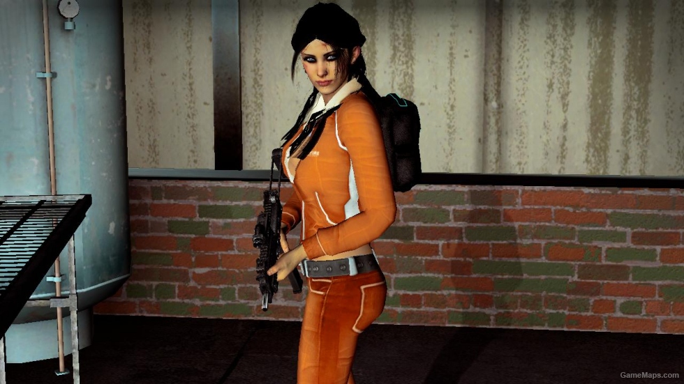 L4D1-Sexy Zoey Aperture Test Subject