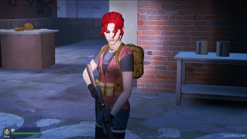 L4D1-Zoey Red Hair- Made in Heaven (with Gear)