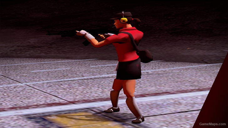 L4D1 red Female Scout replaces Zoey
