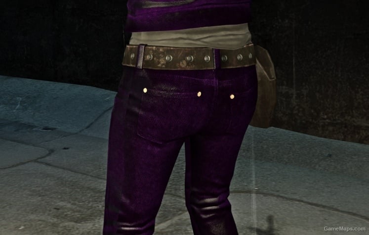 Zoey Purple Leather L4D1