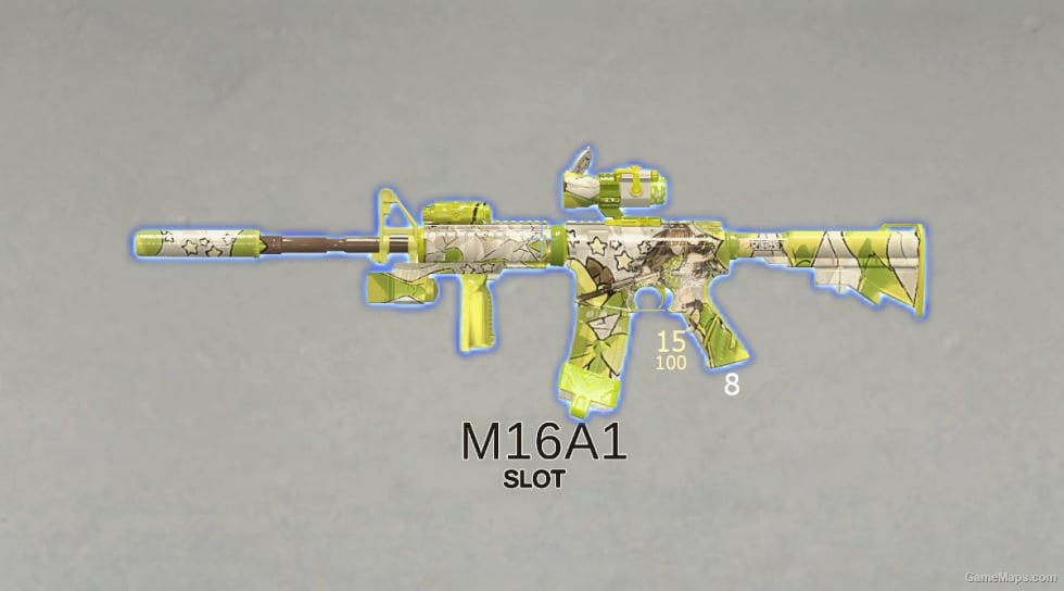 少女前线 M4A1少女的气球漫游记替换 M16A1(girls' Frontline M4A1) replace M16A1