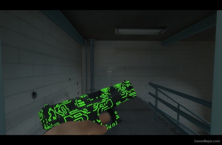  Tron (green) weapon skinpack
