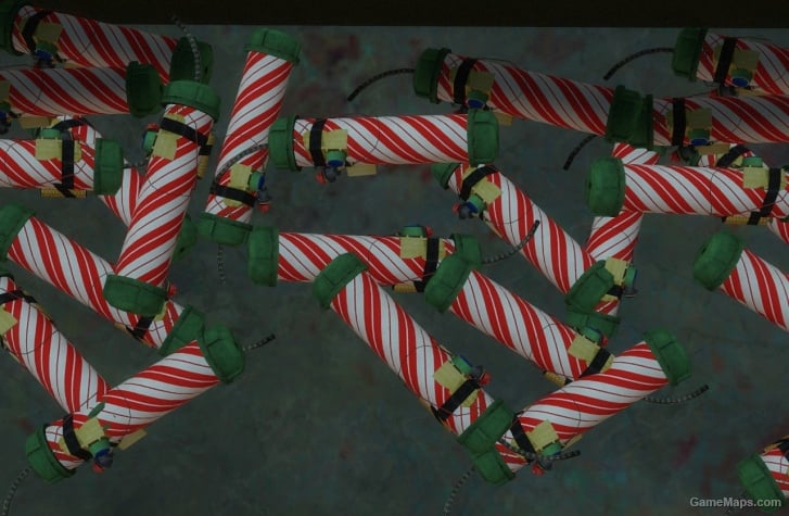 Christmas Candy Cane pipebomb