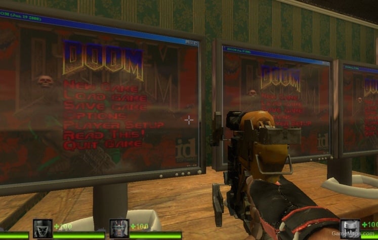Doom Computer Screen