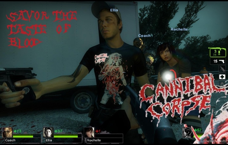 Ellis With Cannibal Corpse T-Shirt