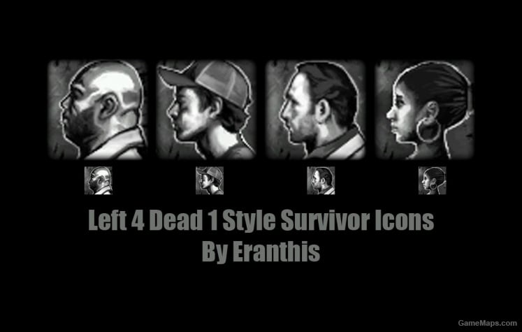 Eranthis' L4D1 Style Survivor Portrait Icons