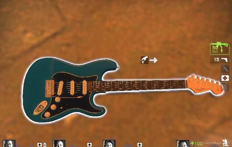 Fender Stratocaster (Sunburst Blue)