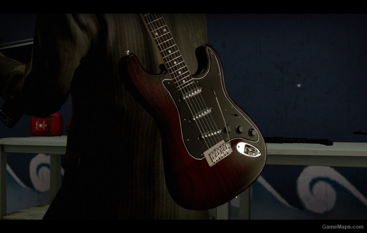 Fender Stratocaster (Wine Red Wooden Body)