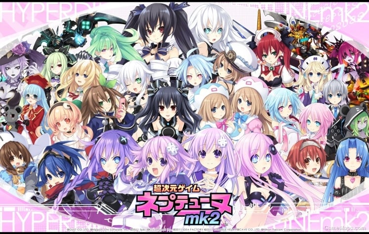 Hyperdimension Neptunia, mk2 and Victory "op and ed&quo