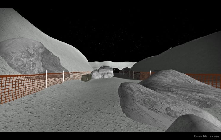 Lunar excavation area