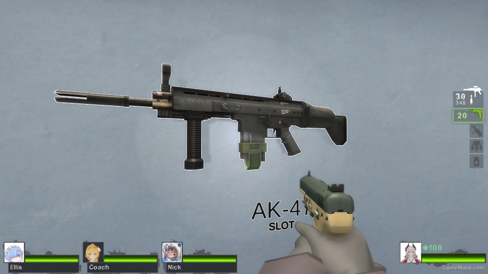 MW2 SCAR-H Grip Black (AKM)