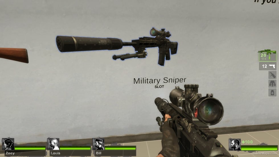 MW3 RSASS Tactical silenced (military sniper) [Sound fix Ver] (request)