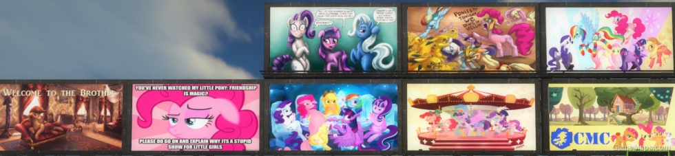 my lyttle pony billboards