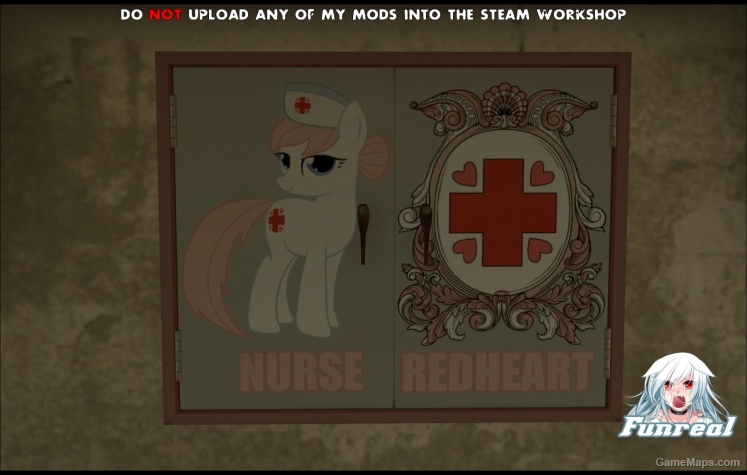 Nurse Redheart Healt Cabinet