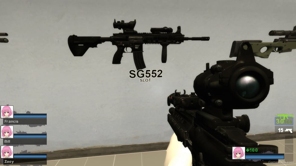 PUBG - Custom Black HK-416 [SG552] (request)