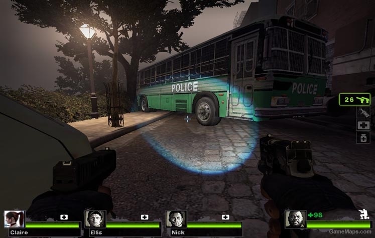 R.O.K Riot Police Bus (l4d 1.2)  L4D 1map