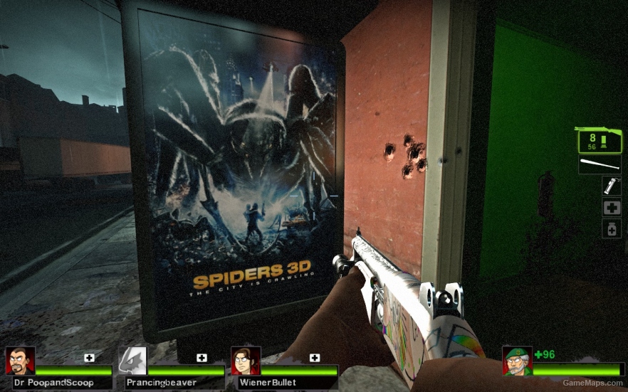 Spiders 3D bus stop ad