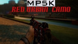 MP5K Red Urban Camo