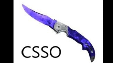 Falchion Knife Doppler Sapphire FOR CSSO