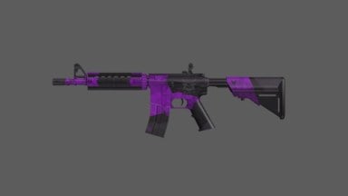 CS:GO M4A4: Evil Daimyo - Purple (M16)