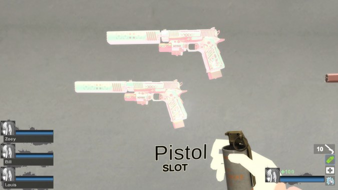 9mm-deamen Initial pistol replacement (dual pistols) [Sound fix Ver]