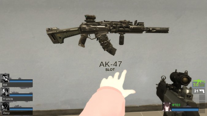 BO3 KN44 Double magazine Replace AK47 v2