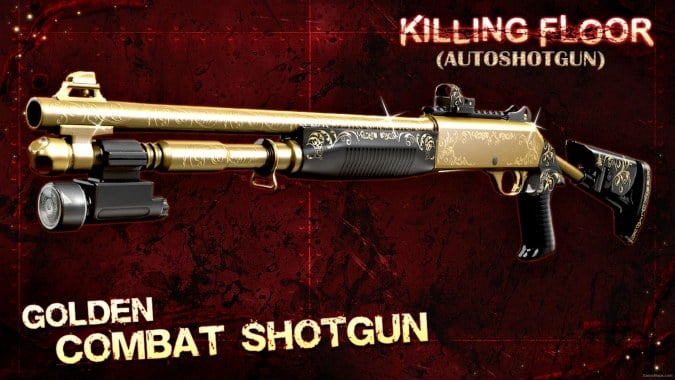 Golden Combat Shotgun (Killing Floor)