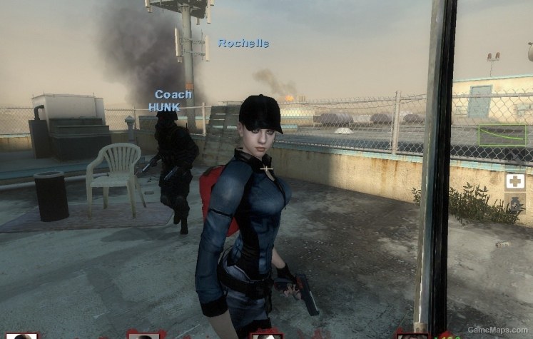 Barry Burton (RE5) Replaces Francis (Left 4 Dead 2) - GameMaps
