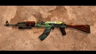 CS:GO AK-47 | Fire Serpent w/ Custom Stock on Default Anims