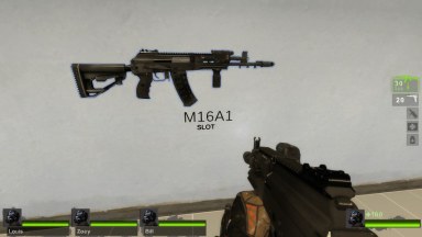 AK12 foregrip laser black (M16A2)