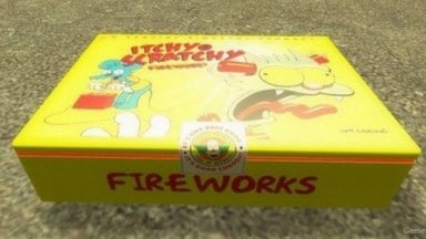 Itchy and Scratchy Fireworks