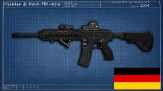 PUBG - Tactical Black HK-416 [M16]