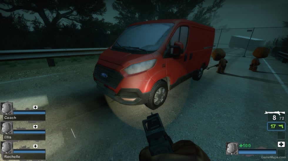 COD MW IndianRed color Ford Transit - Race Car (Sound Add Ver)