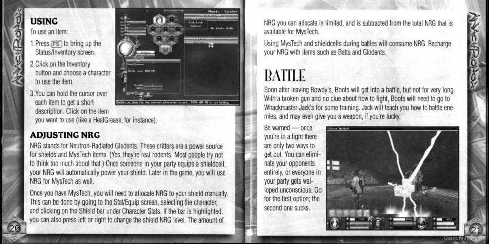 Anachronox Game Manual