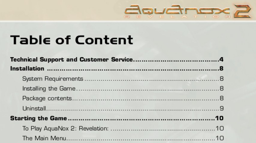 Game Manual