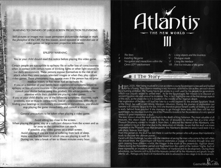 Atlantis 3 - Game Manual