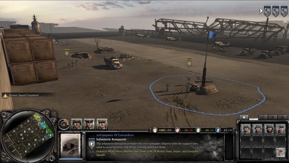 Germans supply road