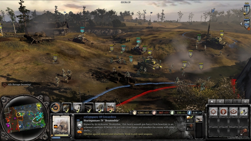 Germans supply road