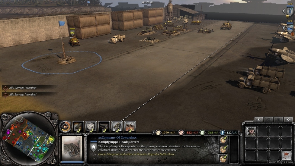 Germans supply road