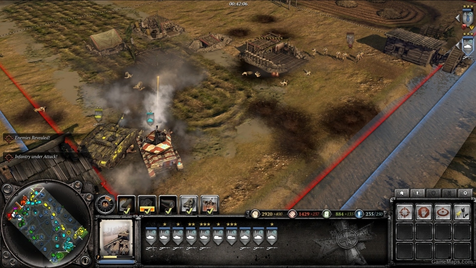 Germans supply road