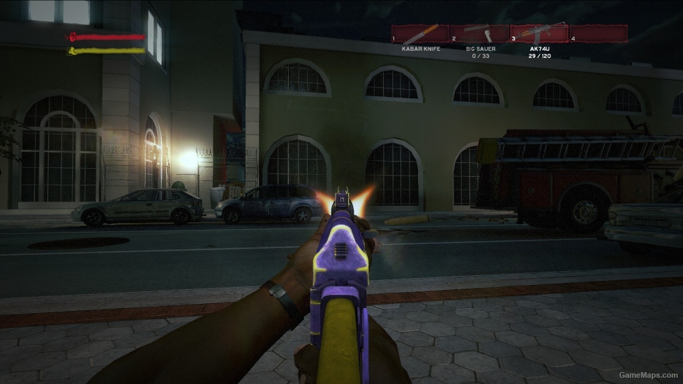 Ak74u Purple with gold Trim