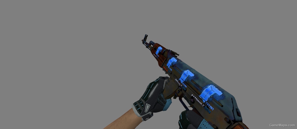 AK-47 Case Hardened Blue Gem 4x Titan (Holo)