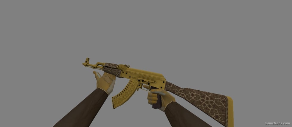 AK-47 Golden Arabesque for CS 1.6