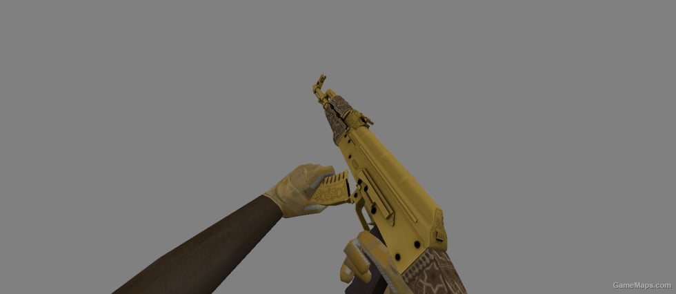 AK-47 Golden Arabesque for CS 1.6