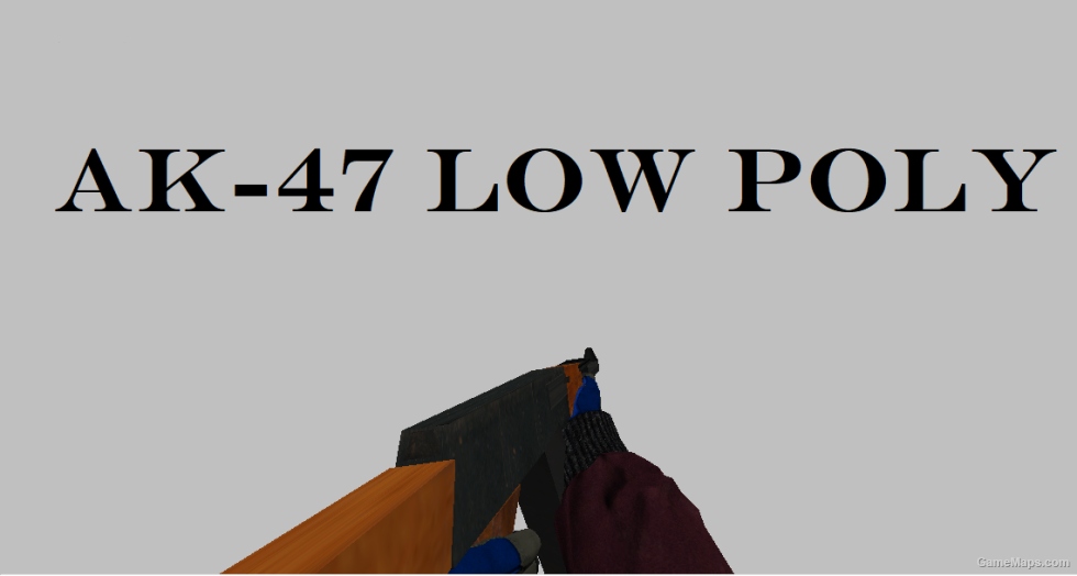 ak-47 low poly