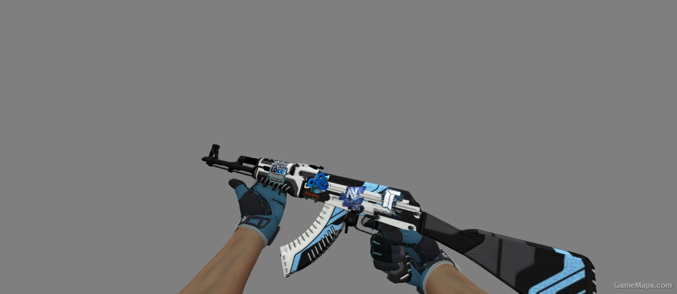 AK 47 SKIN PACK WITH STICER FOR CS 1.6