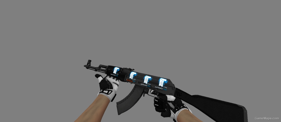 AK 47 SKIN PACK WITH STICER FOR CS 1.6
